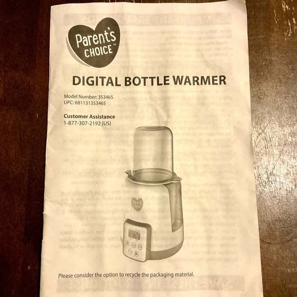 NEW Parents Choice Bottle Warmer!! - Picture 3 of 9